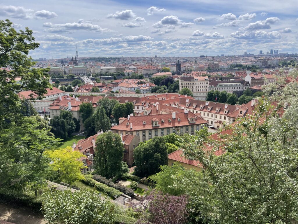プラハ城からの旧市街の眺め